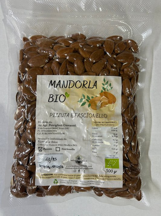 Mandorla Pizzuta Biologica sgusciata 500gr